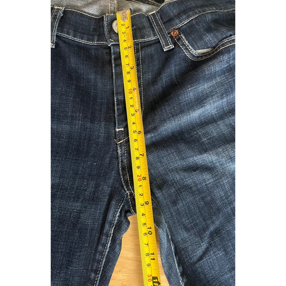 7 For All Mankind Dojo Jeans Women's Dark Wash Wide Leg 32x33 - Picture 13 of 13